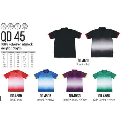 [Quick Dry] Quick Dry Polo - QD45